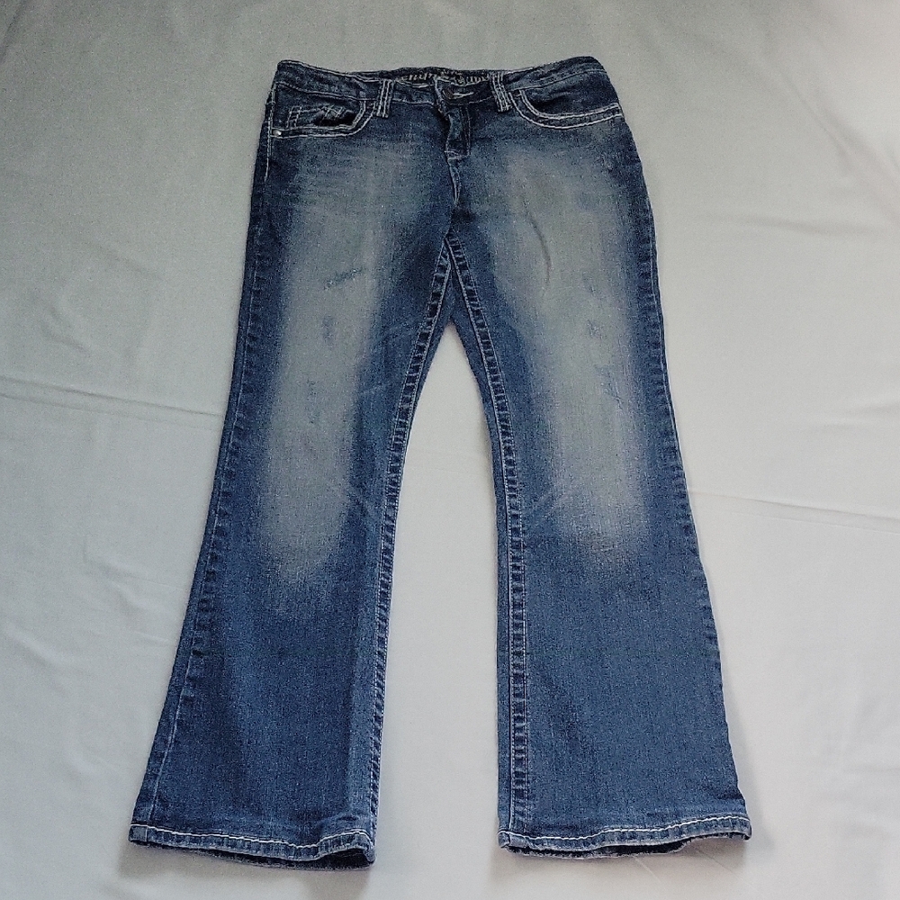Zenim Flare Jeans in Classic Blue